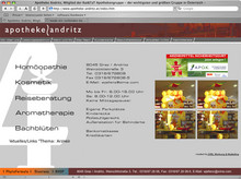 Werbeagentur Graz, Apotheke Andritz - Internet, CMS, Webagentur Graz, Newsletter-Konzeption, Content-Management-System